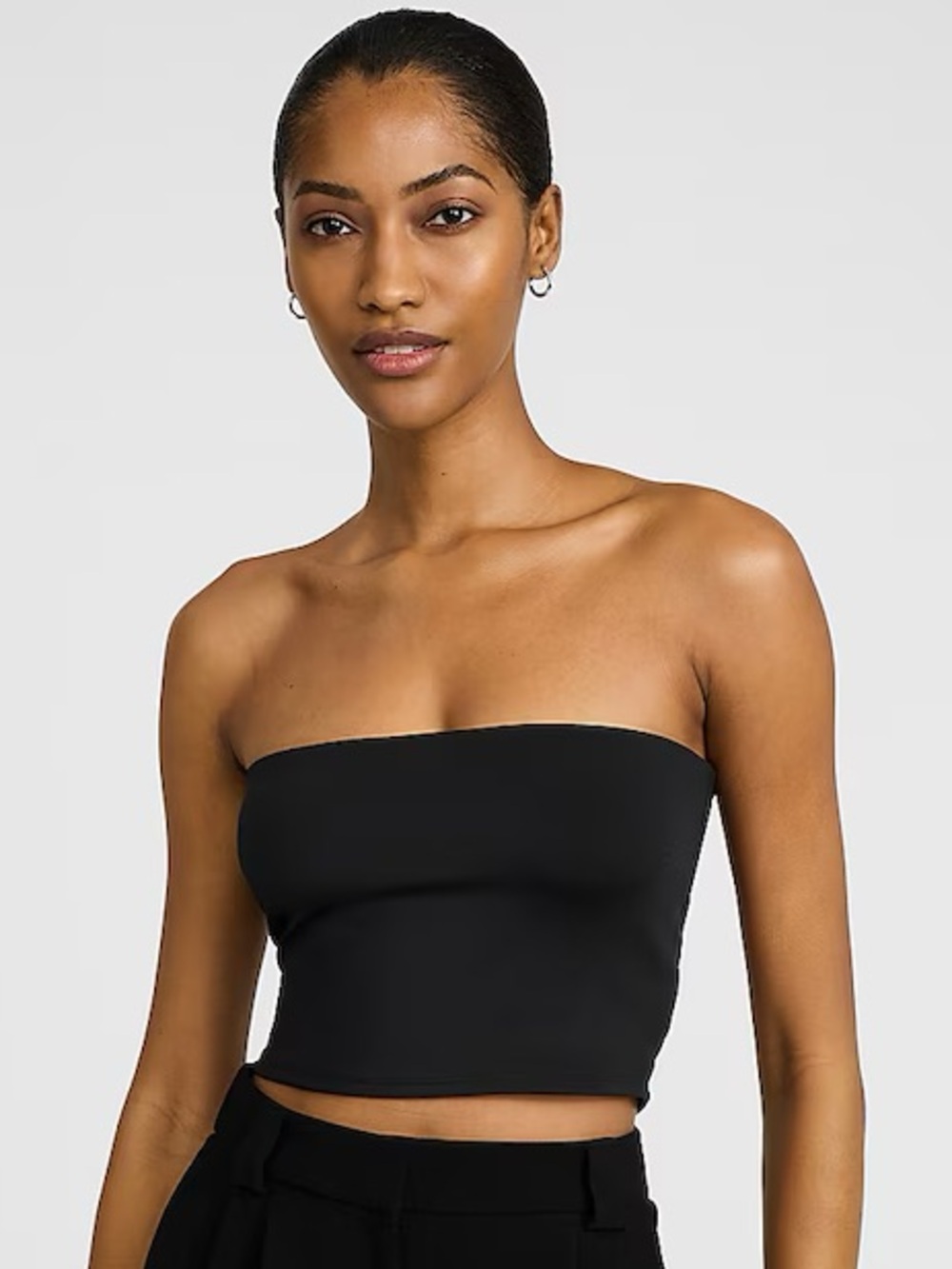 Express Black Body Contour Compression Tube Top